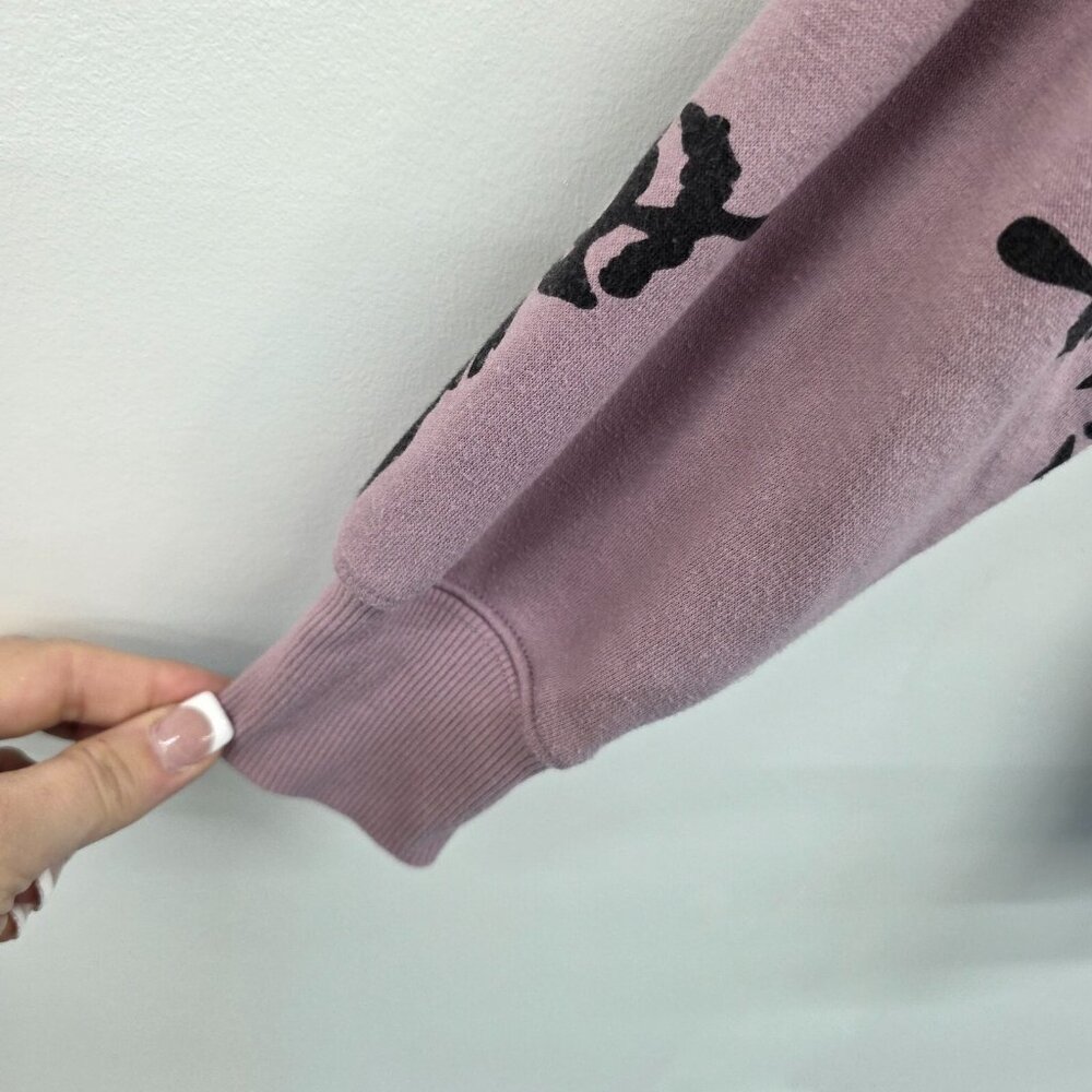 Women's Wild Fable‎ Hoodie Sweatshirt Mauve Butterfly Purple Size XS Pocket - Picture 5 of 13